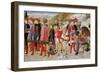 Procession of Florentine Artistocratics-Giovanni Di Francesco Del Cervelliera-Framed Giclee Print