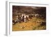Procession of Fontainemore, 1882-Lorenzo Delleani-Framed Giclee Print
