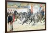 Procession of Indigenous Cavalry in French Indo-China (Vietnam)-null-Framed Giclee Print