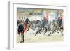 Procession of Indigenous Cavalry in French Indo-China (Vietnam)-null-Framed Giclee Print