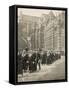 Procession of Judges at Westminster Abbey a Custom Before the Opening of the Law Courts-null-Framed Stretched Canvas