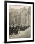 Procession of Judges at Westminster Abbey a Custom Before the Opening of the Law Courts-null-Framed Photographic Print