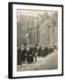 Procession of Judges at Westminster Abbey a Custom Before the Opening of the Law Courts-null-Framed Photographic Print