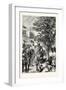 Procession of Knights Templars-null-Framed Giclee Print