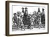 Procession of Magistrates, Paris, 17th Century (1882-188)-J Guillaume-Framed Giclee Print