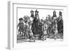 Procession of Magistrates, Paris, 17th Century (1882-188)-J Guillaume-Framed Giclee Print