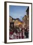 Procession of Medieval Festival of La Quintana in Piazza Arringo, Ascoli Piceno, Le Marche, Italy-Ian Trower-Framed Photographic Print