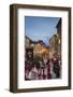 Procession of Medieval Festival of La Quintana in Piazza Arringo, Ascoli Piceno, Le Marche, Italy-Ian Trower-Framed Photographic Print