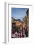 Procession of Medieval Festival of La Quintana in Piazza Arringo, Ascoli Piceno, Le Marche, Italy-Ian Trower-Framed Photographic Print