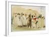 Procession of Musicians in Tangier-Eugene Delacroix-Framed Giclee Print