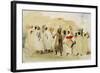 Procession of Musicians in Tangier-Eugene Delacroix-Framed Giclee Print