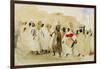 Procession of Musicians in Tangier-Eugene Delacroix-Framed Giclee Print