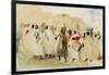 Procession of Musicians in Tangier-Eugene Delacroix-Framed Giclee Print