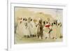 Procession of Musicians in Tangier-Eugene Delacroix-Framed Giclee Print