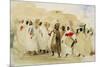 Procession of Musicians in Tangier-Eugene Delacroix-Mounted Giclee Print