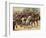 Procession of Nine Kings, Funeral of King Edward VII, 20 May 1910-Henry Payne-Framed Giclee Print