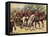 Procession of Nine Kings, Funeral of King Edward VII, 20 May 1910-Henry Payne-Framed Stretched Canvas