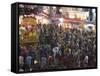 Procession of Parade Floats, Autumn Festival, Kawagoe, Saitama Prefecture, Japan-Christian Kober-Framed Stretched Canvas