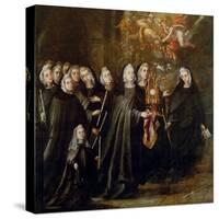 Procession of Saint Clare-Juan de Valdes Leal-Stretched Canvas