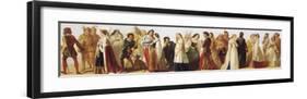 Procession of Shakespeare Characters-Daniel Maclise-Framed Premium Giclee Print