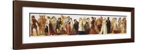 Procession of Shakespeare Characters-Daniel Maclise-Framed Premium Giclee Print