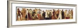 Procession of Shakespeare Characters-Daniel Maclise-Framed Premium Giclee Print