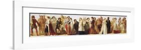 Procession of Shakespeare Characters-Daniel Maclise-Framed Premium Giclee Print