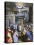 Procession of St Gregory the Great-Jacopo Zucchi-Stretched Canvas