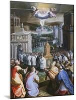 Procession of St Gregory the Great-Jacopo Zucchi-Mounted Giclee Print