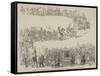 Procession of the Chinese Commissioner at Hong Kong-null-Framed Stretched Canvas