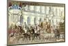 Procession of the Fatted Bull on Shrove Tuesday, Paris-null-Mounted Giclee Print