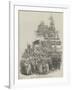 Procession of the Great National Fete at Paris, Statue of the Republic-null-Framed Giclee Print