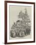 Procession of the Great National Fete at Paris, Statue of the Republic-null-Framed Giclee Print