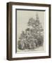 Procession of the Great National Fete at Paris, Statue of the Republic-null-Framed Giclee Print