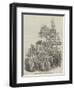 Procession of the Great National Fete at Paris, Statue of the Republic-null-Framed Giclee Print