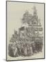 Procession of the Great National Fete at Paris, Statue of the Republic-null-Mounted Giclee Print