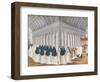 Procession of the Holy Sacrament in the Cloister, from 'L'Abbaye De Port-Royal', C.1710-Louise Madelaine Cochin-Framed Giclee Print