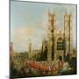 Procession of the Knights of the Bath-Canaletto-Mounted Giclee Print