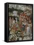 Procession of the Magi: Wall with Giuliano, detail (Procession at bottom)-Benozzo Gozzoli-Framed Stretched Canvas