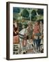 Procession of the Magi: Wall with Giuliano, detail (The Patriarch of Constantinople)-Benozzo Gozzoli-Framed Giclee Print