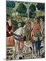 Procession of the Magi: Wall with Giuliano, detail (The Patriarch of Constantinople)-Benozzo Gozzoli-Mounted Giclee Print