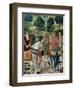 Procession of the Magi: Wall with Giuliano, detail (The Patriarch of Constantinople)-Benozzo Gozzoli-Framed Premium Giclee Print