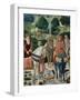 Procession of the Magi: Wall with Giuliano, detail (The Patriarch of Constantinople)-Benozzo Gozzoli-Framed Giclee Print