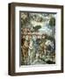 Procession of the Magi: Wall with Lorenzo, detail (Procession with Members of the Medici Family)-Benozzo Gozzoli-Framed Giclee Print