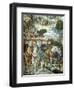 Procession of the Magi: Wall with Lorenzo, detail (Procession with Members of the Medici Family)-Benozzo Gozzoli-Framed Giclee Print