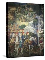 Procession of the Magi-Benozzo Gozzoli-Stretched Canvas