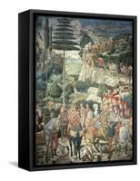 Procession of the Magi-Benozzo Gozzoli-Framed Stretched Canvas