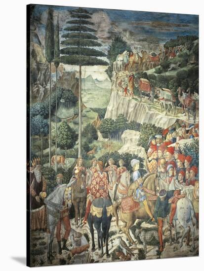 Procession of the Magi-Benozzo Gozzoli-Stretched Canvas