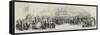 Procession of the Members of the Provisional Government, to the Hall of the Assembly-null-Framed Stretched Canvas