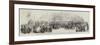 Procession of the Members of the Provisional Government, to the Hall of the Assembly-null-Framed Giclee Print